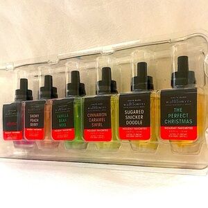 BBW Wallflowers Wallflower Refills 6 Pack Bath & Body Works Christmas Lot New
